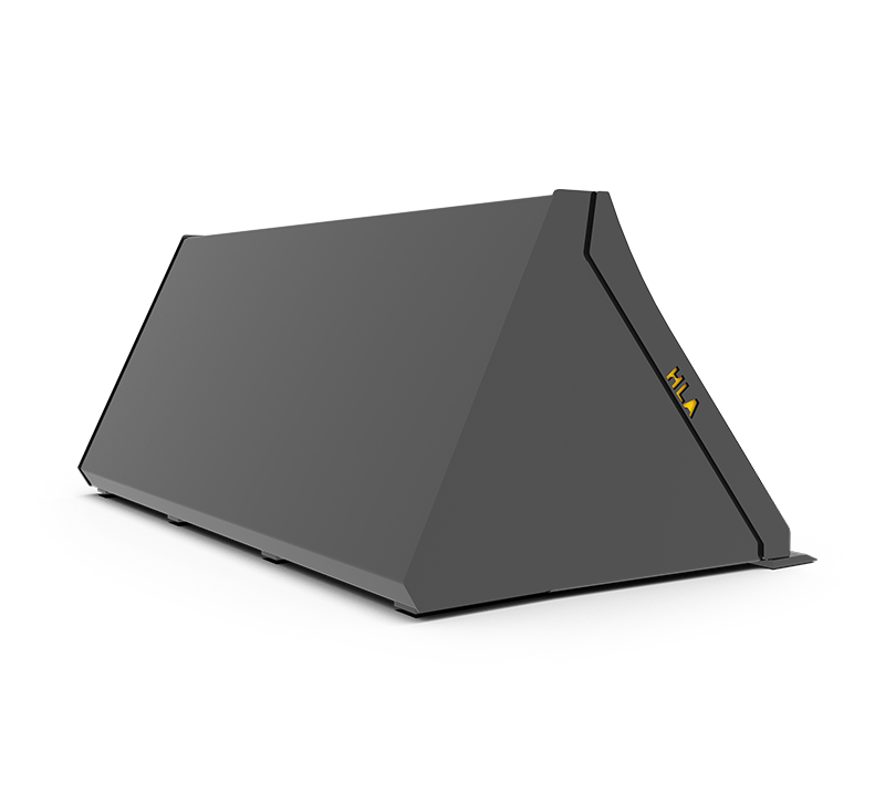 HLA Attachments High Volume Skidsteer Bucket - Heavy Duty - Image 3