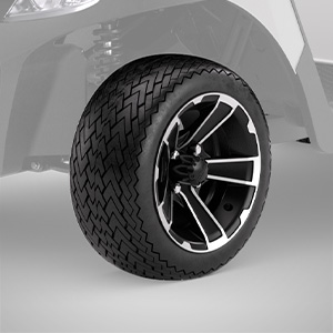 E-Z-GO Hole-N-One Tires & Rogue Alloy Wheels Accessory