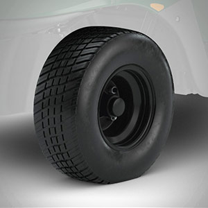 E-Z-GO Loadstar SBR & Black Steel Wheels Accessory